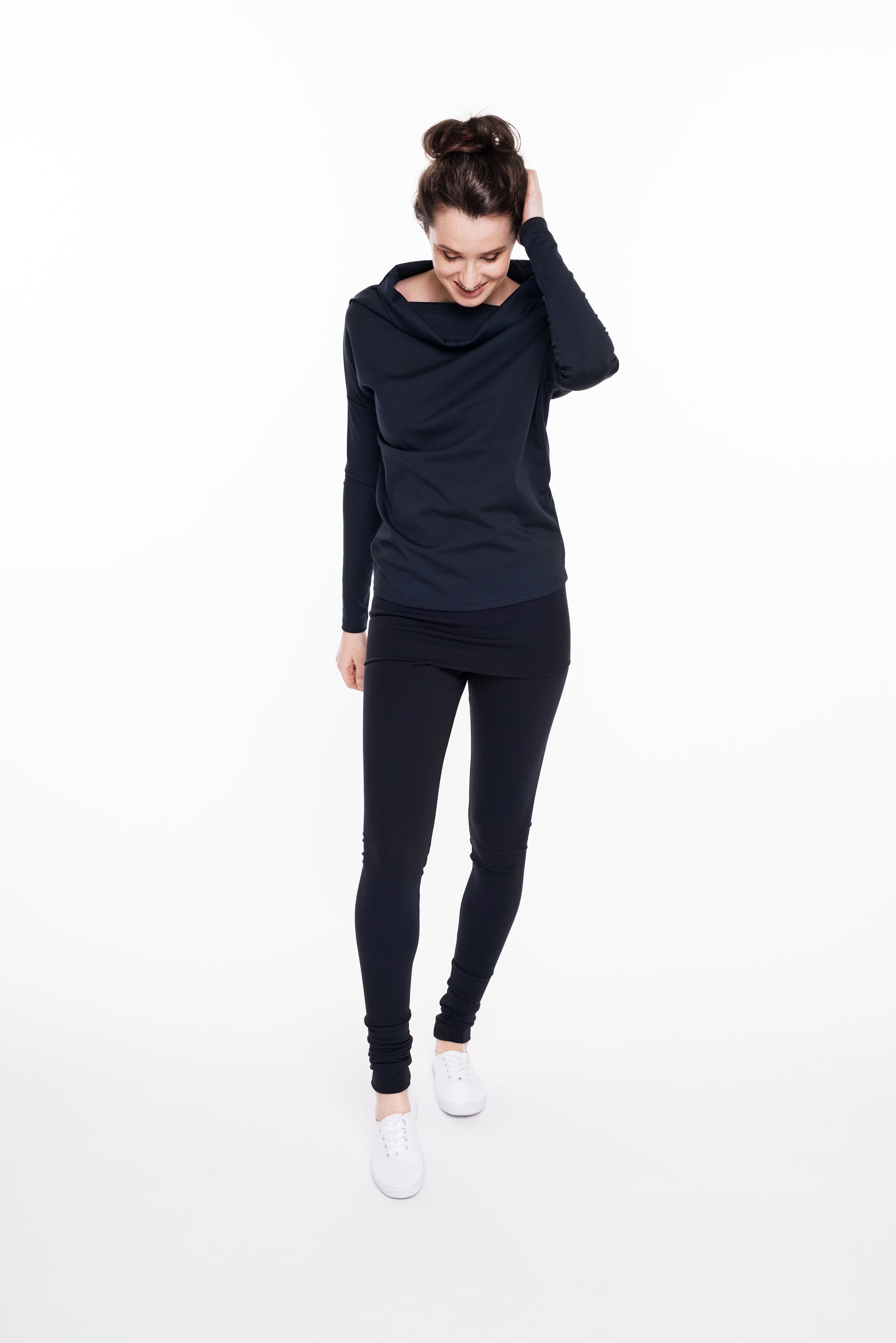 Pantalon de yoga, bleu foncé, XS